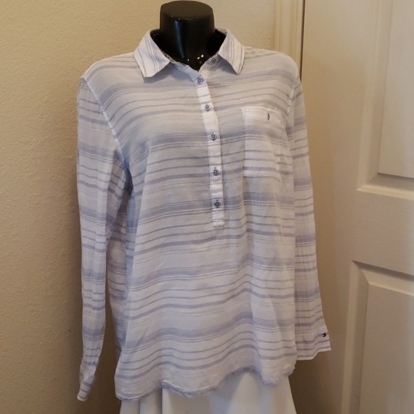 Tommy Hilfiger Tops - Tommy Hilfiger Half button Shirt